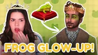 Я превратила свою лягушку в королевскую особу в Sims 4 👑🐸 Королевская семья и наследие