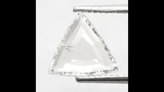 1.51 CT Triangle Rose Cut Diamond: Natural FG SI Loose Diamond