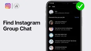 How To Find Instagram Group Chat 2024 (NEW UPDATE)