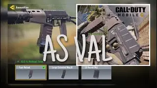 AS VAL | All attachments showcase | CoD Mobile