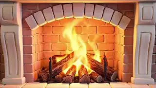 SoundPleng - 10 hours Cozy Animated Fire Place with sound | No Music | No Ads