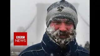 Bomb cyclone: brings travel chaos and deaths to US north-east - BBC News