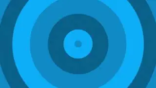Retro Blue Colorful Circle  Tunnel Background Loop 4K(Free)