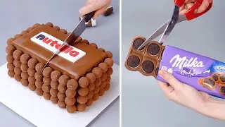 NUTELLA Chocolate Cakes Are Very Creative And Tasty | Best Easy Chocolate Cake Decorating Tutorials