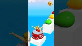 Squeezy Girl Reverse Jumping || Lvl - 01 #asmr #games #shorts