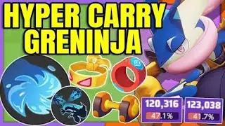Greninja is G.O.A.T🐐 with this moveset | pokemon unite #pokemon #pokebunny