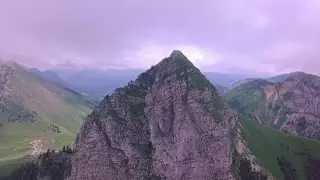 Montreux Mountains - long drone shots, La dent de Jaman