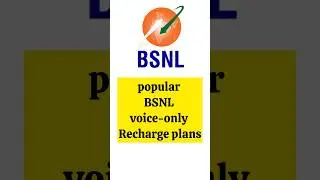 BSNL offers several voice-only recharge plans #bsnl #trendingshorts #ytshorts #youtubeshorts
