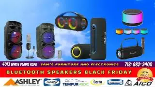 10 Best Portable Speakers Black Friday Deals at Sam's Furniture and Electronics