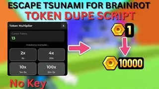 *TUTORIAL* Token Dupe Script - Escape Tsunami For Brainrot Script