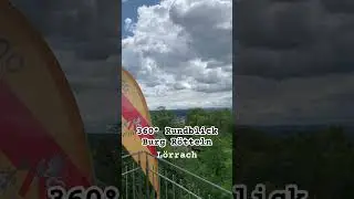 L&ouml;rrach | Rundblick von der Burg R&ouml;tteln #einfachsein #simplelife #nature #zen #360grad #wandern