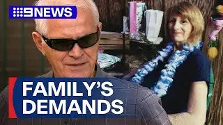 Husband of allegedly murdered grandmother demands tougher action on youth crime | 9 News Australia