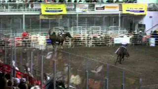 2011 Yorkton Canadian Cowboys Association Rodeo; Johnathon Kmita on Lucky Moon