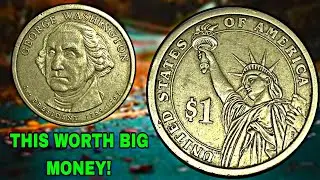 Washington Presidential Dollar Coin &ndash; Rare 1st President Issue Worth Big Money in Auction Market!
