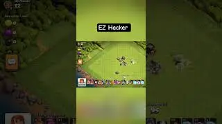 EZ Hacker Attack in Clash of Clans ⚔️🔥 #clashofclans #cocshorts