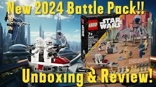 Lego Star Wars Clone Trooper & Battle Droid Battle Pack! #75372 Unboxing and Review