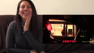 Drive Thru Robot Driver Prank Cynthia's Reaction Requested by subscriber Funny