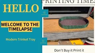 3D Printed Modern Trinkets Tray. Printed on Bambu X1C