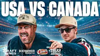 USA V CANADA FACE OFF TO SEE WHO THE GREATEST HOCKEY COUNTRY IN THE WORLD IS FT. A Canadian
