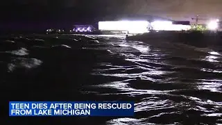 Niles North HS student dies after being pulled from Lake Michigan in Evanston