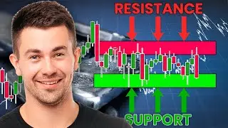 Profitable Support and Resistance Strategy to Trade SILVER (XAGUSD trading for beginners)