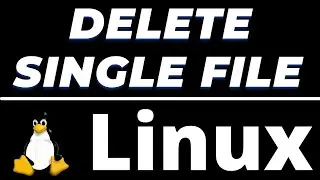 How to delete a file using Linux command tutorial