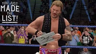 Chris Jericho SD Live 2017 Return Updated w/ New 2017 GFX & THE LIST OF JERICHO! (WWE 2K17 PC)