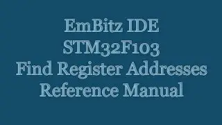 STM32F103 Cortex M3 Assembler - HowTo Find Register Addresses in Reference Manual