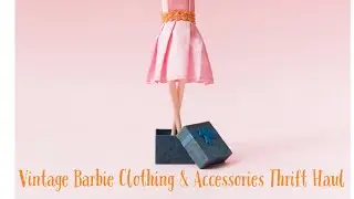 Huge Vintage Barbie Clothing & Accessories Thrift Store Find