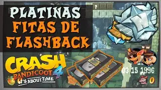 TODAS as RELÍQUIAS de PLATINA das FITAS DE FLASHBACK | Crash Bandicoot 4: It’s About Time