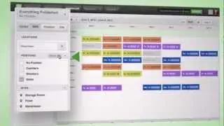 Making the Work Schedule with The Scheduler