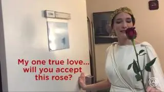 Will you accept this rose?