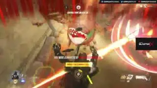 Overwatch Harbleu Playing Sick Reaper With 40 Elims on Ilios
