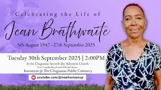 Celebrating Jean Brathwaite | Tuesday 30th September 2025 | 2:00 PM
