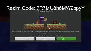 REALM CODE MINECRAFT SURVIVAL (ANYONE CAN JOIN)