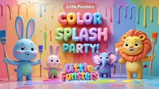 Learn Colors with Paint Splash Song for Kids | Fun Color Names & Rhymes for Toddlers 🌈🖌️