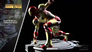 Iron Man Mark XLII Legacy Replica 1/4 - Estatua Iron Studios