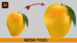 Adobe Illustrator Tutorial - How Use the Gradient Mesh Tool in Hindi #viralvideo