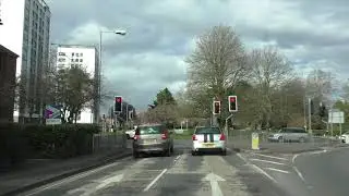 Driving On Bromwich Road A449 & Tybridge Street A44, Worcester, England 1st March 2020