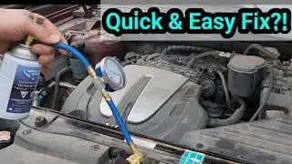 Recharging AC On Hyundai Santa Fe!