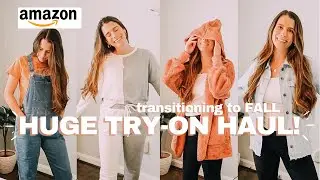HUGE AMAZON TRY-ON HAUL! SUMMER INTO FALL FASHION! Feat. Lookbookstore & Grapent! | Emma Donaldson