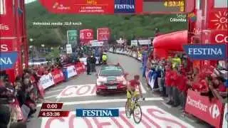Contador vs Froome. Vuelta a Espa&ntilde;a 2014. La Farrapona. 16 Etapa.