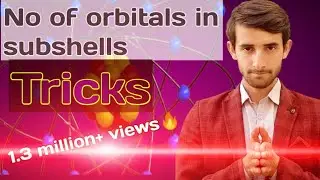 How to find No of orbitals in a subshell? | Best trick to find No of orbitals present in a subshell