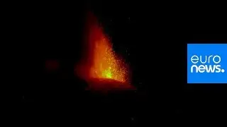 Watch: Mount Etna erupts spewing lava and ash into the sky