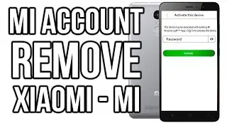UNLOCK Mi ACCOUNT,  This device may be associated with existing Mi account WordPress