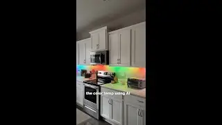 Small change, big glow &mdash; my rental kitchen&rsquo;s AI lighting upgrade ✨