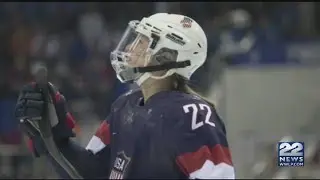 Local hockey fans excited to see Kacey Bellamy play against Canada in Olympics
