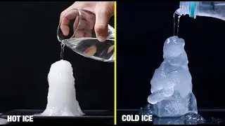 HOT ICE COLD ICE EXPERIMENT AMAZING SCIENCE EXPERIMENTS