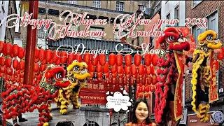 Dragon show to celebrate Chinese New year 2022 in Chinatown London| Prince Charles was there