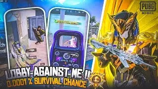 0.001% 💀SURVIVAL CHANCE || ALMOST TOUCH DEATH🫨 PUBG 4.1 TEST IN IPAD PRO M4 #pubg#bgmi#gameplay 